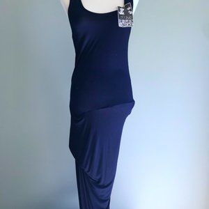 Young, Fabulous, & Broke Maxi Dress Navy L